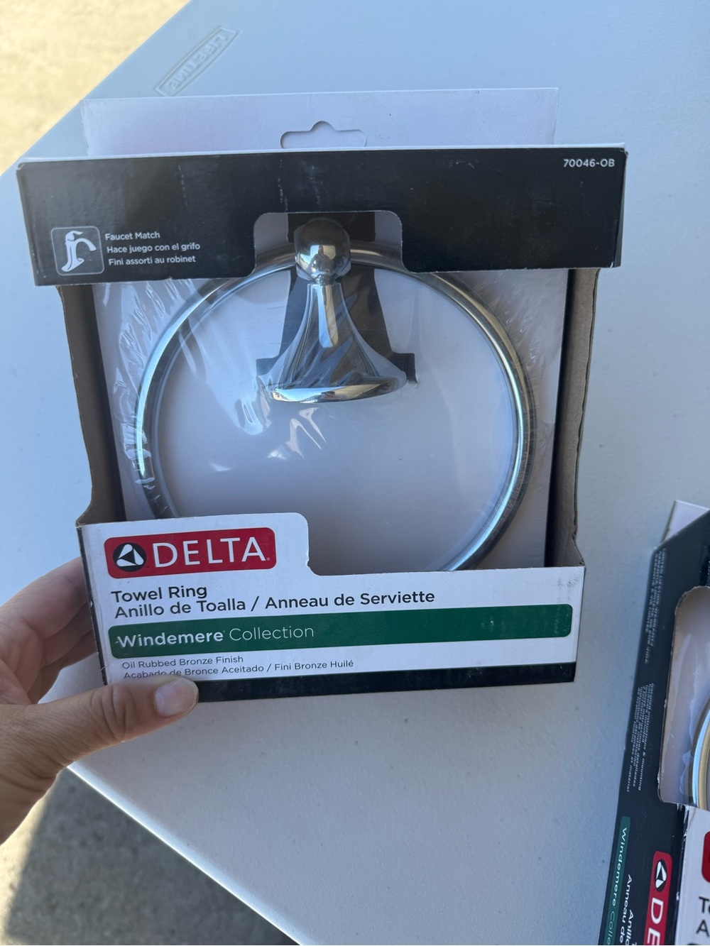 Delta Windemere Towel Ring - Oil Rubbed Bronze